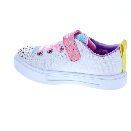 Zapatillas Skechers zapatos Niña modelo Twinkle Blanco 