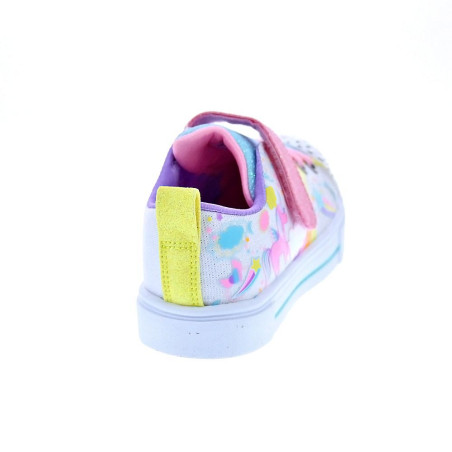 Zapatillas Skechers zapatos Niña modelo Twinkle Blanco 