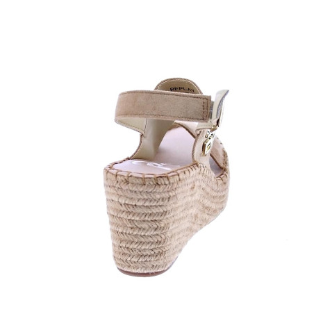Sandalias Replay zapatos Mujer modelo Susan Micro Met Beige 
