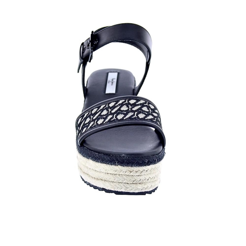 Sandalias Pepe Jeans zapatos Mujer modelo Witney Jacquard Negro 