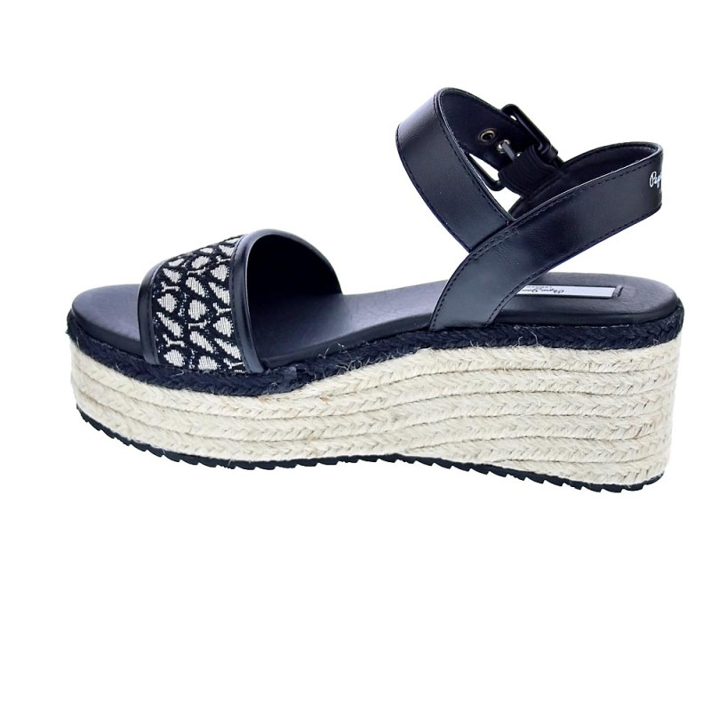 Sandalias Pepe Jeans zapatos Mujer modelo Witney Jacquard Negro 
