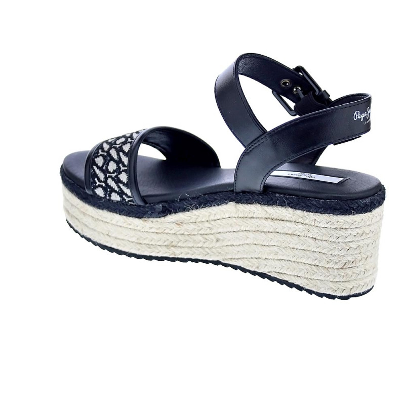 Sandalias Pepe Jeans zapatos Mujer modelo Witney Jacquard Negro 