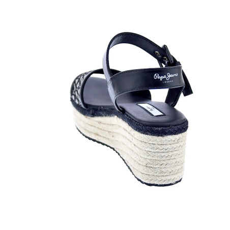 Sandalias Pepe Jeans zapatos Mujer modelo Witney Jacquard Negro 