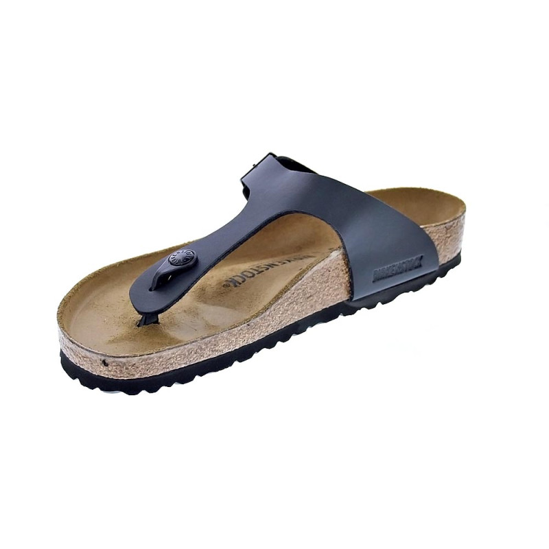 Chanclas Birkenstock zapatos Hombre modelo Gizeh Negro 