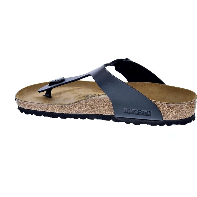 Chanclas Birkenstock zapatos Hombre modelo Gizeh Negro 
