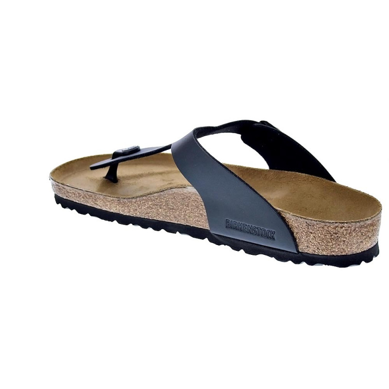 Chanclas Birkenstock zapatos Hombre modelo Gizeh Negro 