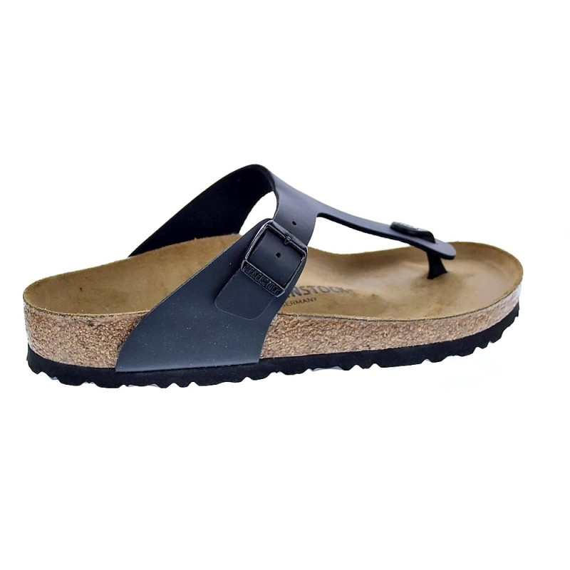 Chanclas Birkenstock zapatos Hombre modelo Gizeh Negro 