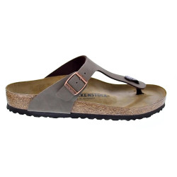 Chanclas Birkenstock zapatos Hombre modelo Gizeh Marrón 