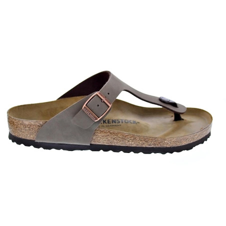 Chanclas Birkenstock zapatos Hombre modelo Gizeh Marrón 