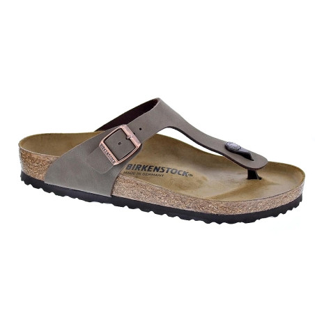 Chanclas Birkenstock zapatos Hombre modelo Gizeh Marrón 