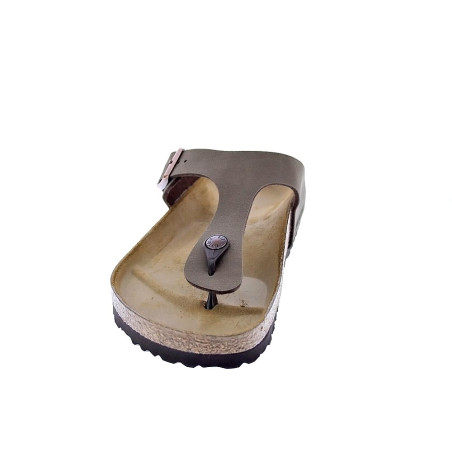 Chanclas Birkenstock zapatos Hombre modelo Gizeh Marrón 