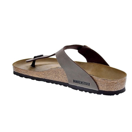 Chanclas Birkenstock zapatos Hombre modelo Gizeh Marrón 