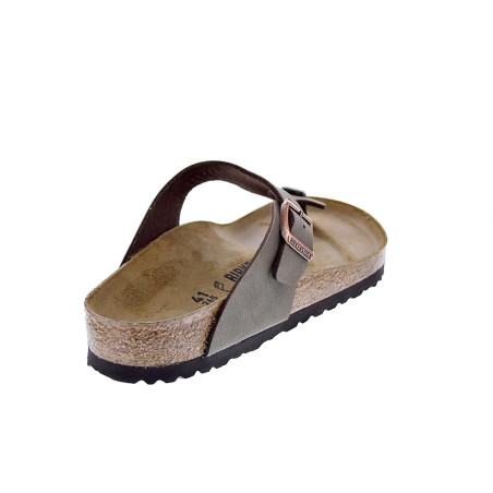 Chanclas Birkenstock zapatos Hombre modelo Gizeh Marrón 