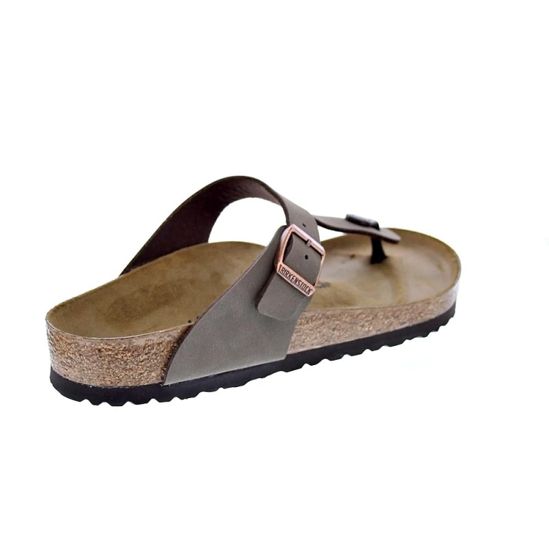 Chanclas Birkenstock zapatos Hombre modelo Gizeh Marrón 