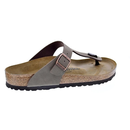 Chanclas Birkenstock zapatos Hombre modelo Gizeh Marrón 