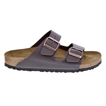 Chanclas Birkenstock zapatos Hombre modelo Arizona 51703 BROWN Estrecho Marrón 