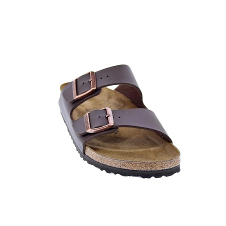 Chanclas Birkenstock zapatos Hombre modelo Arizona 51703 BROWN Estrecho Marrón 