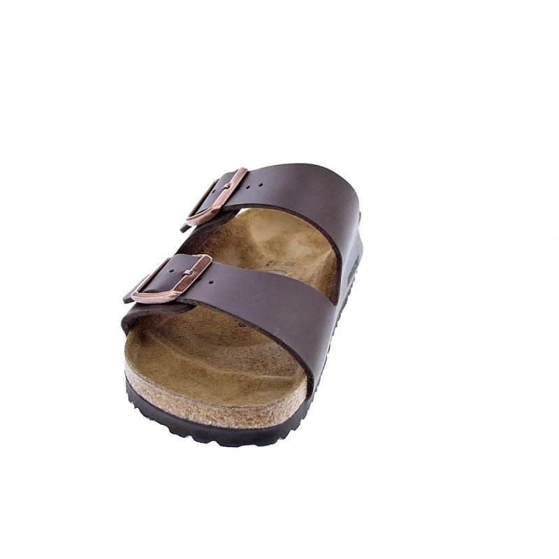 Chanclas Birkenstock zapatos Hombre modelo Arizona 51703 BROWN Estrecho Marrón 