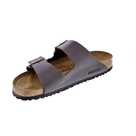 Chanclas Birkenstock zapatos Hombre modelo Arizona 51703 BROWN Estrecho Marrón 