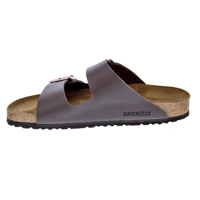 Chanclas Birkenstock zapatos Hombre modelo Arizona 51703 BROWN Estrecho Marrón 