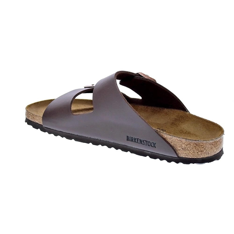 Chanclas Birkenstock zapatos Hombre modelo Arizona 51703 BROWN Estrecho Marrón 
