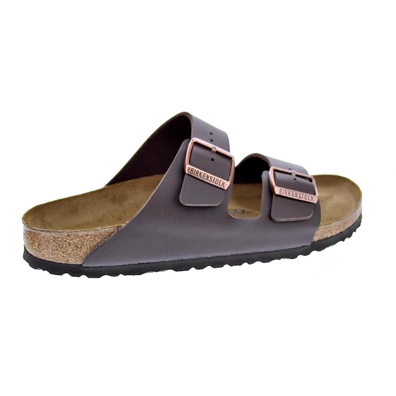 Chanclas Birkenstock zapatos Hombre modelo Arizona 51703 BROWN Estrecho Marrón 