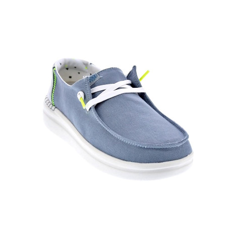 Mocasines Hey Dude zapatos Mujer modelo Wendy Rise Azul 