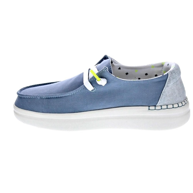 Mocasines Hey Dude zapatos Mujer modelo Wendy Rise Azul 