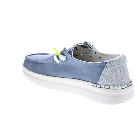 Mocasines Hey Dude zapatos Mujer modelo Wendy Rise Azul 