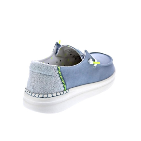 Mocasines Hey Dude zapatos Mujer modelo Wendy Rise Azul 