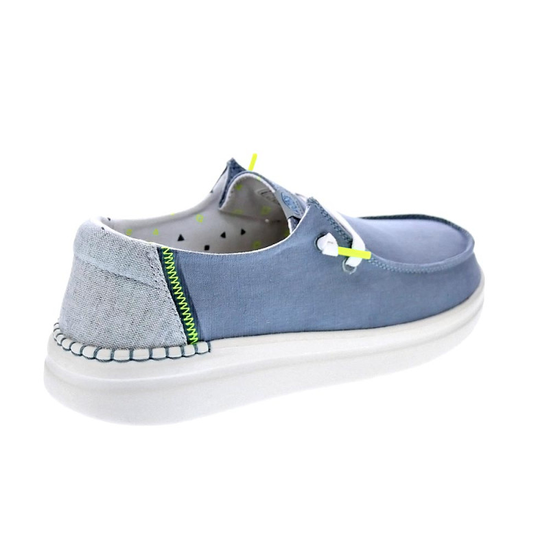 Mocasines Hey Dude zapatos Mujer modelo Wendy Rise Azul 