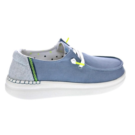 Mocasines Hey Dude zapatos Mujer modelo Wendy Rise Azul 