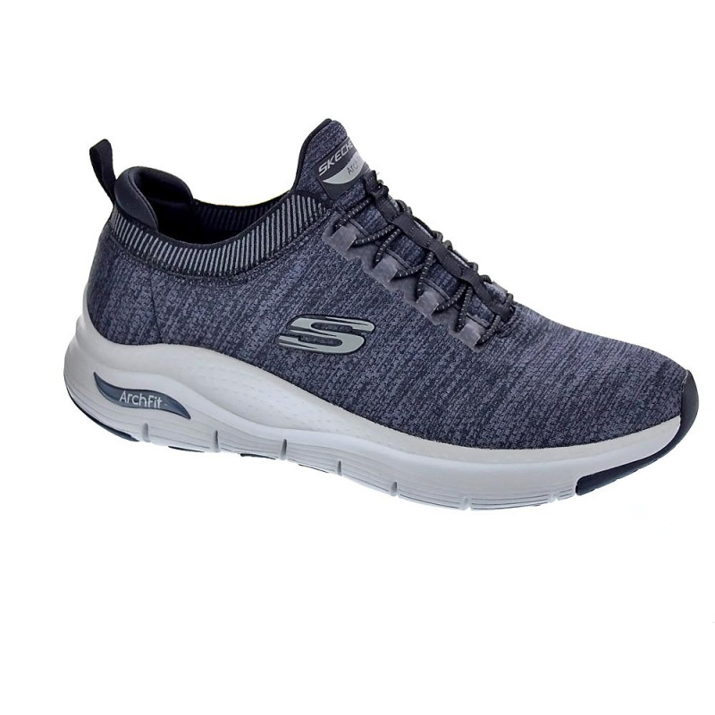 Zapatillas Skechers zapatos Hombre modelo Arch Fit Gris 