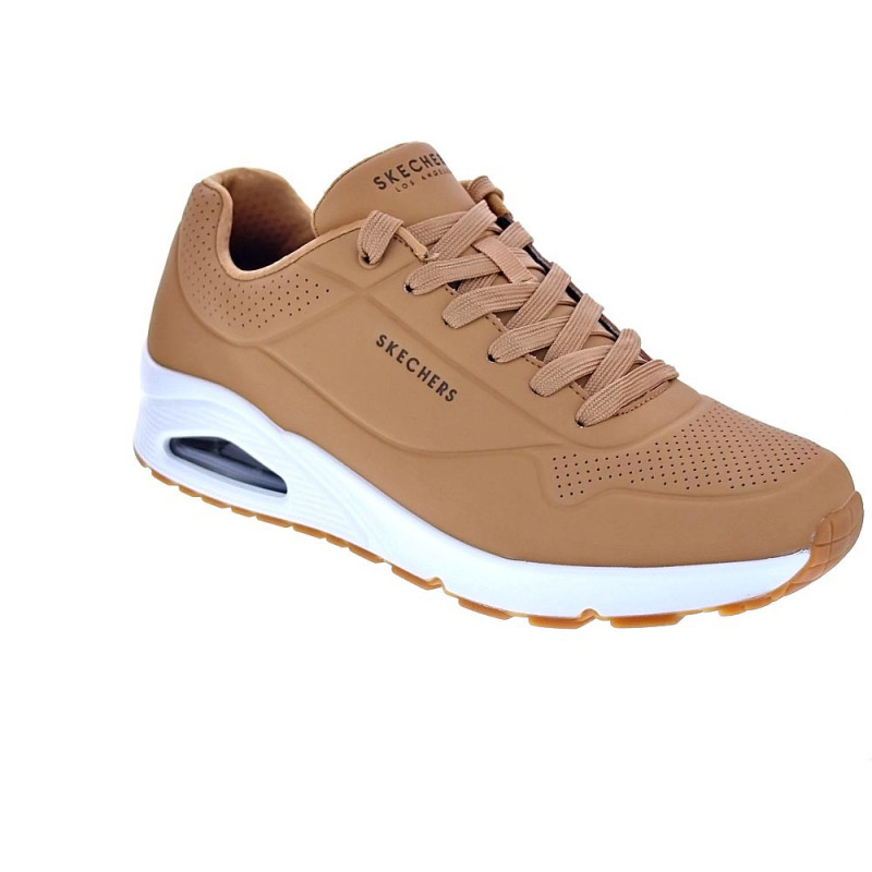 Zapatillas Skechers zapatos Hombre modelo Uno Marrón Cordón