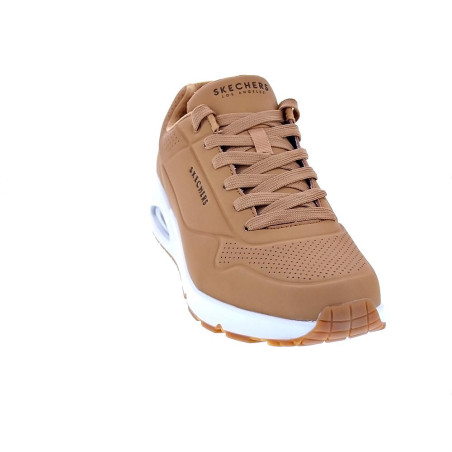 Zapatillas Skechers zapatos Hombre modelo Uno Marrón Cordón