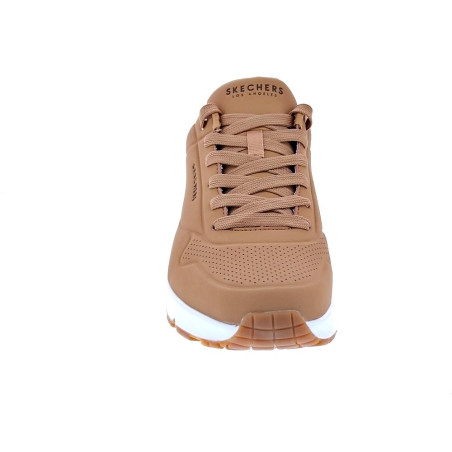 Zapatillas Skechers zapatos Hombre modelo Uno Marrón Cordón