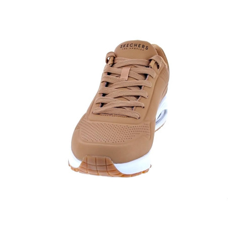 Zapatillas Skechers zapatos Hombre modelo Uno Marrón Cordón