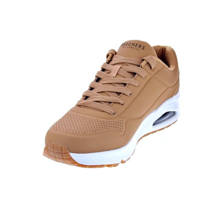 Zapatillas Skechers zapatos Hombre modelo Uno Marrón Cordón