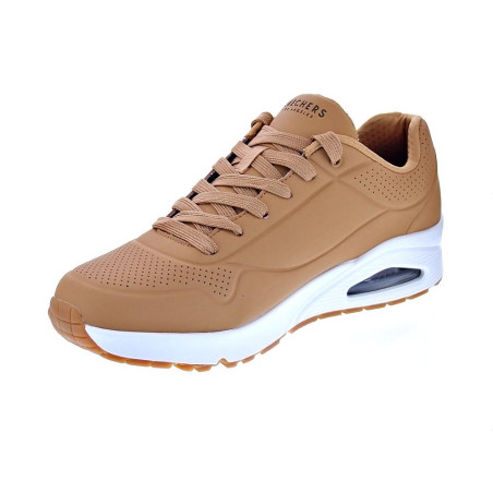 Zapatillas Skechers zapatos Hombre modelo Uno Marrón Cordón