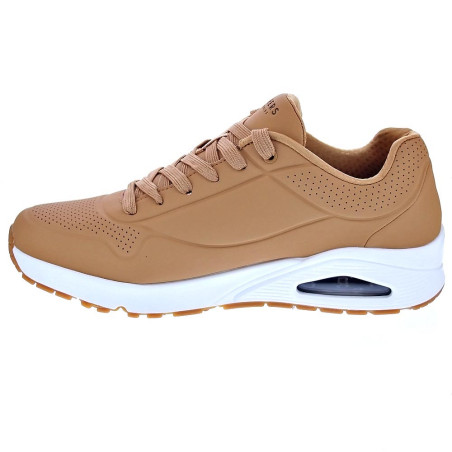 Zapatillas Skechers zapatos Hombre modelo Uno Marrón Cordón