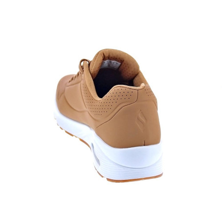 Zapatillas Skechers zapatos Hombre modelo Uno Marrón Cordón