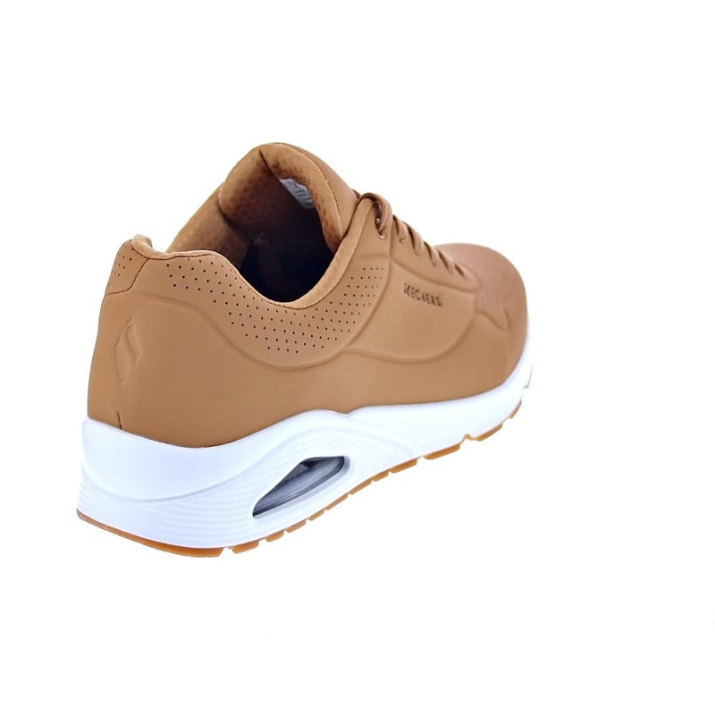 Zapatillas Skechers zapatos Hombre modelo Uno Marrón Cordón