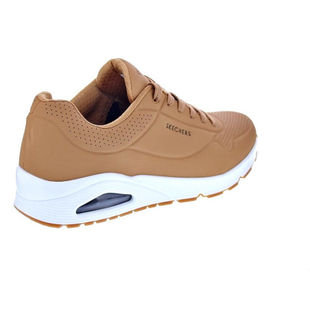 Zapatillas Skechers zapatos Hombre modelo Uno Marrón Cordón