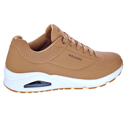 Zapatillas Skechers zapatos Hombre modelo Uno Marrón Cordón