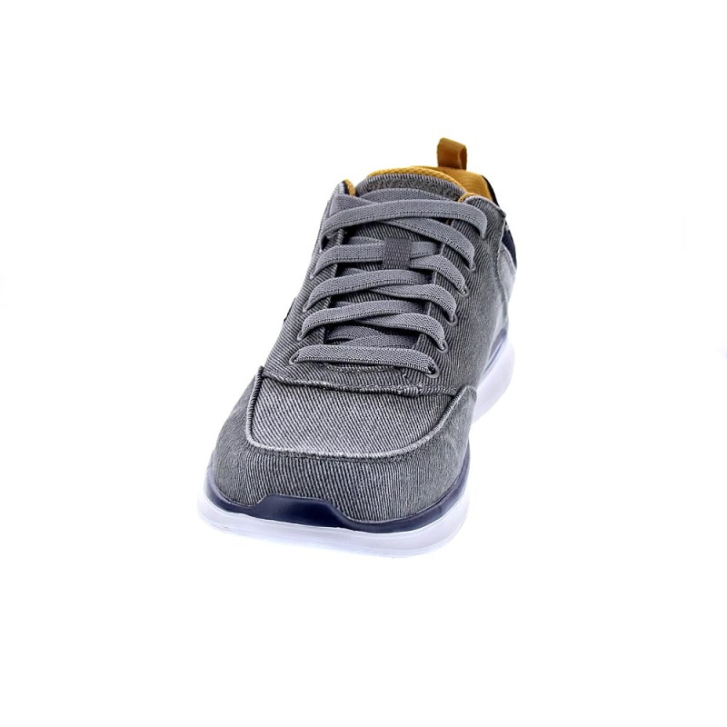 Zapatillas Skechers zapatos Hombre modelo Delson Gris Elástico