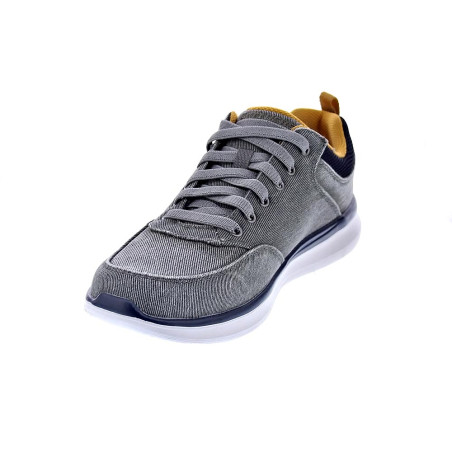Zapatillas Skechers zapatos Hombre modelo Delson Gris Elástico