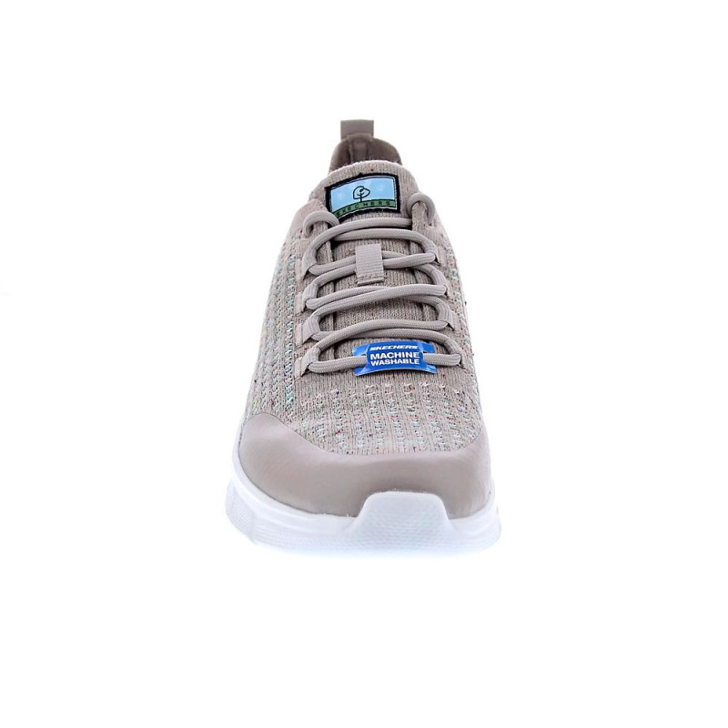 Zapatillas Skechers zapatos Mujer modelo Bobs Flex Beige 