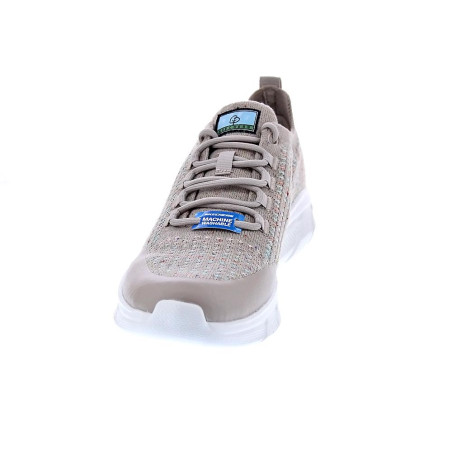Zapatillas Skechers zapatos Mujer modelo Bobs Flex Beige 