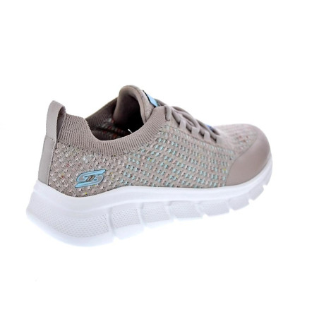 Zapatillas Skechers zapatos Mujer modelo Bobs Flex Beige 