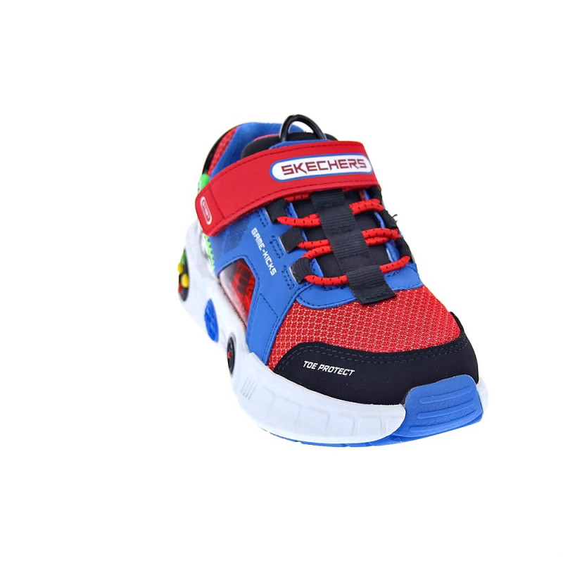 Zapatillas Skechers zapatos Niño modelo Gametronix Rojo 